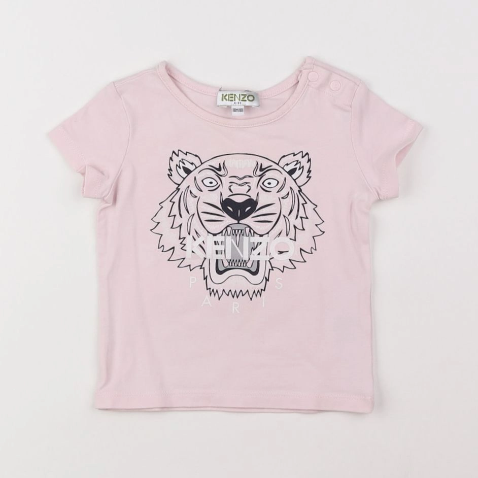 Kenzo - tee-shirt rose - 18 mois